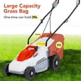 thumbnail image 3 of Electric Lawn Mower 12 Amp13-Inch Electric Push Mower with Grass Catcher Adjustable Cutting Height Walk-Behind Eco Lawn Mowers Easy to Use for a Green Healthy Lawn, Corded, 3 of 8