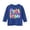 Blue, variant on Girls First Day of School Shirts Cute Colorful Bubble Letter Print Cotton Long Sleeve T-shirt Fashion Preppy Crew Neck Pullovers