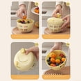 thumbnail image 5 of Salad Spinner Yellow Color With Washing And Dehydration Function For Fruit And Vegetables, 5 of 5