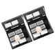 thumbnail image 4 of 2 juegos de paletas vacías de lápiz labial y sombras de ojos, rellenables, para guardar cosméticos, paletas de sombras de ojos vacías, portátiles, coloretes y bandejas para lápiz labial, 4 of 7