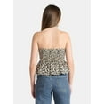 thumbnail image 3 of No Boundaries Cotton Strapless Bubble Top, Women's, 3 of 5