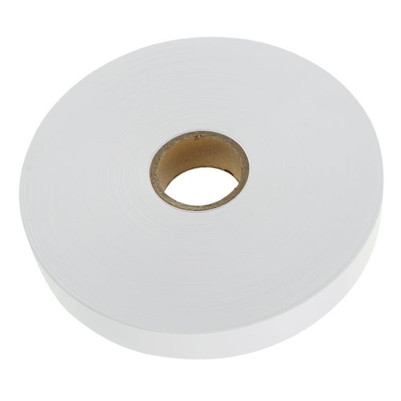 PENIKOKO Sew On Labels Roll White Nonwoven Fabric Iron-On Tags for Clothing, Uniforms, Crafts, and Home Use