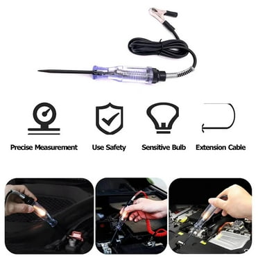 HPDL Test Light Car Circuit Tester Probe 12V 6V Voltage Tester Continuity Car.