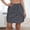 Dark Gray, variant on Skirt High Waist Womens Skirts Midi Length Delightful Solid Color Button Down with Pockets Regular Fit Skirts for Women for Summer and Hot Weather S-2XL