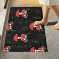 thumbnail image 2 of Coolnut Mushrooms Anti-Slip Ultra Absorbent Durable Bath Rug with Rubber Backing,24"x16", 2 of 7