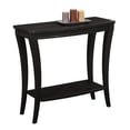 thumbnail image 4 of Pemberly Row Table Console Transitionnelle avec Étagère en Finition Bois Espresso, 4 of 5