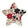 thumbnail image 2 of Star Night Light Auto On/Off Plug-in Wall Light with Light Sensor Warm White LED for Home Party Red and Blacks Holly Leaves, 2 of 6