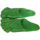thumbnail image 2 of Pies de monstruo Zapatillas de pie grande Accesorios para disfraces de Halloween Zapatillas de pies gigantes verdes de Hulk para fiesta de Halloween Cosplay (verde) 1 par, 2 of 5