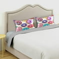 thumbnail image 3 of Coolnut Beautiful Donut Cake Pillowcase for Hair and Skin Silk Pillowcase Standard Size 20 ×26Inn, Soft and Breathable Slippery Satin Pillowcase Covers for Sleep Decor Giftsation 406, 3 of 7