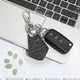 thumbnail image 3 of Leather Keychain,Car Keychain,Keychain for Men,Unisex Keychain,Crocodile Grain Leather Keychain,keychains for car keys, 3 of 5