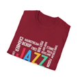 thumbnail image 4 of Novelty Music Mainstreams Ragtime Song Tone Chords Modal Hilarious Dexieland Boogie Vocal Boogie-Woogie Unisex Softstyle T-Shirt, 4 of 4