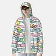 thumbnail image 4 of Sigee Space Doodle Print UPF50+ Men's Sun Protection Hoodie Shirt SPF UV Shirt Long Sleeve Fishing Outdoor Lightweight, S-3XL, 4 of 9