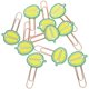 thumbnail image 2 of WORGEOUS 10pcs Creative Durian Shaped Paper Clips Bookmark Novelty File Ticket Notes Clips for Invitation Card Notebook Office Photo, 2 of 5