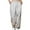 White, variant on QUYUON Lounge Pants Fashion Multi Pocket Overalls Elastic Waist Sports Pants Baseball Pants Full Pant Leg Length Skinny Pant Style N-297 White M