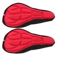 thumbnail image 3 of 2 fundas de cojín para asiento de bicicleta, para bicicletas de piñón fijo y de montaña, acolchadas, para hombre y mujer., 3 of 7