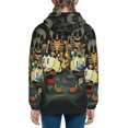 thumbnail image 4 of Cuphead Teenager Hoodies Shirt Zipper Sweatshirts Hooded Hoody Clothes Coat For Boys Girls, 4 of 7