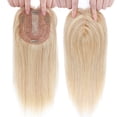 thumbnail image 3 of SEGO Clip in Hair Extensions Human Hair Toppers with Bangs 100% Real Human Hair for Thinning/Loss Hair Natural Black Hair Pieces, 3 of 9