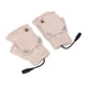 thumbnail image 4 of Guantes Térmicos USB Manopla Hombres Mujeres Invierno Punto Sin Dedos Calentador De Manos Guantes Térmicos Para Trabajo De Oficina Beige, 4 of 12