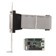 thumbnail image 1 of PCIe Parallel Port Expansion Card, Dual Serial Port LTP1 Parallel Port Riser Card 1P DB 25 Pin IrDA Infrared Codec  for Industrial, 1 of 7