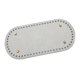 thumbnail image 2 of Cojín moldeador inferior de bolso de cuero PU Sunnimix 60 agujeros Gris cro, 2 of 6