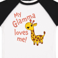 thumbnail image 4 of Inktastic My Glamma Loves me- cute giraffe Boys or Girls Toddler T-Shirt, 4 of 5