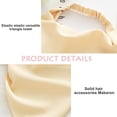thumbnail image 3 of Paquete de 8 diademas para el pelo para mujer, pañuelo elástico para el pelo, pañuelo triangular grande, pañuelo para la cabeza, diademas de color sólido, bufandas para el pelo para adolescentes y, 3 of 7