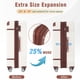 thumbnail image 5 of Juego de equipaje Merax, maleta de 2 piezas con estuche para cosméticos, color blanco, 5 of 8