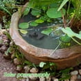 thumbnail image 4 of HEALEEP 1 Set Solar Powered Bird Fountain Black for Users, 4 of 6