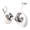 thumbnail image 2 of Figuritas de cisne estatua de cerámica Strade Fareast Limited Decoración creativa regalo de recuerdo, 2 of 8