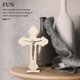 thumbnail image 2 of 10 piezas de cruz de madera para manualidades, decoración de mesa, 2 of 7
