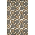 thumbnail image 2 of SAFAVIEH Four Seasons Vinal Floral Polyester Area Rug, Grey/Ivory, 5' x 8', 2 of 6