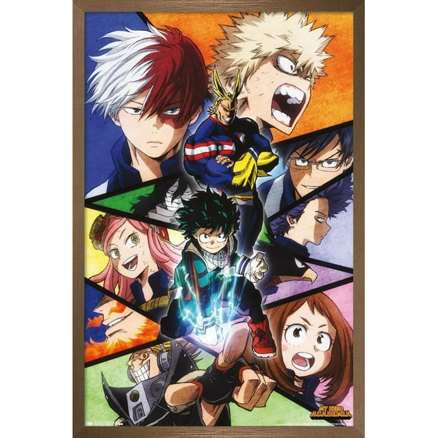 My Hero Academia - Faces Wall Poster, 22.375" x 34"