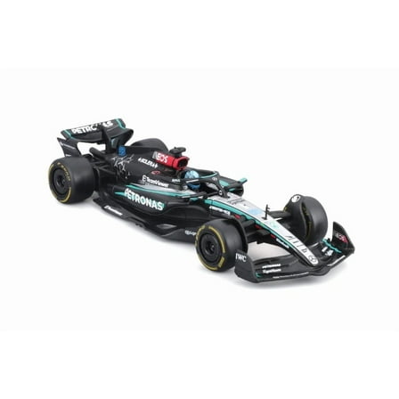 2024 Mercedes-Benz AMG Petronas w/Driver, #63 George Russell - Bburago 18-38209/63 - 1/43 Scale Diecast Model Car
