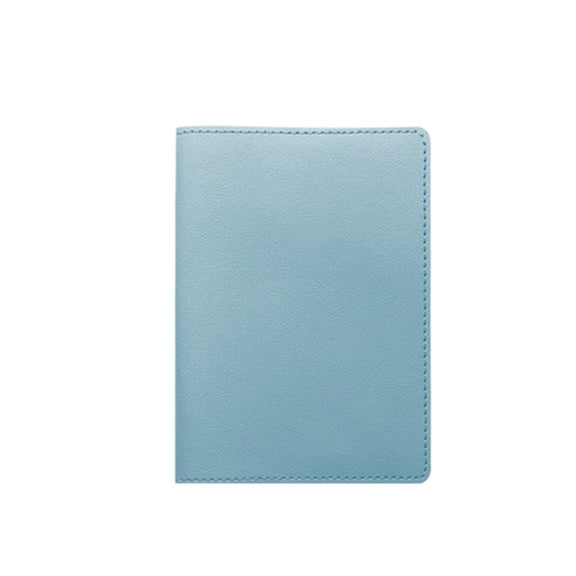 CCOCC 2026 New Car Registration and Insurance Holder Stylish Pu Leather Business Card Organizer for Car Travel Office Multi-Purpose Storage Travel-Friendly Car Necessities Lightblue