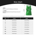 thumbnail image 4 of KLL Shiny round green sequins Print Men's Muscle Gym Workout Stringer Tank Tops Bodybuilding Fitness T-Shirts Tank Tops Men-X-Large, 4 of 7