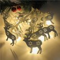 thumbnail image 2 of Cadena De Luces De Decoración De Navidad Led Luces De Caja De Batería De Luces De Cadena De Ciervos De Navidad A Prueba De Agua Con 20 Luces Luz Blanca Cálida Para Decoración De Navidad Advancent HA013305-00, 2 of 7