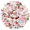 thumbnail image 2 of 35pcs Cute Santa Stickers Christmas Candy Stickers Pink Snowman Stickers for Laptops Suitcases Notebooks, 2 of 9