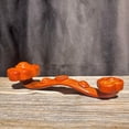 thumbnail image 3 of Ebony carved Ruyi ornament, solid wood Ruyi rosewood handicraft, home decoration, entryway decoration, gift., 3 of 4