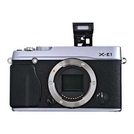 Fujifilm X Series X-E1 - Digital camera - mirrorless - 16.3 MP - APS-C - 1080p - 3x optical zoom 18-55mm OIS lens - silver