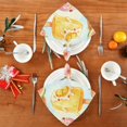 thumbnail image 2 of Iauyy Satin Napkins Set of 4- Fresh-popsicle Print DIY Printing Decoration Cloth Napkin- Easy Care for Home/Party, 2 of 8