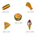 thumbnail image 4 of Wrapables 3D Resin Fridge Magnets, Food Simulation, Succulents, Famous Faces Refrigerator Magnets for Kitchen (Set of 5), Fast Food, 4 of 7