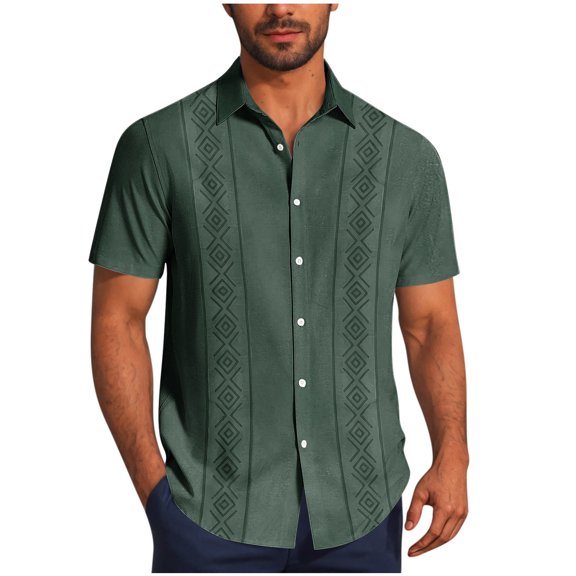 Man Track Athletic Bowling Beach Brunch Button T Shirts Short Sleeve Tops Tee for Man Turtleneck Floral Hippy Vintage Hawaiian Fall Summer Shirts 2026 Clothing