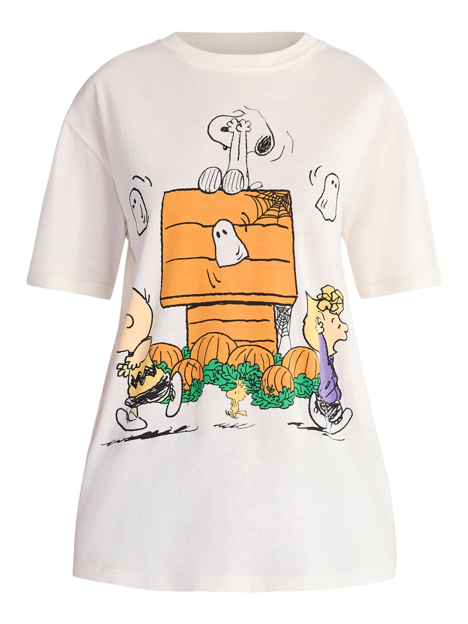 Peanuts Women's Halloween Graphic Tee, Sizes XXS-XXL