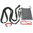 thumbnail image 1 of Tow Rope Durable Flexible Damping Mountaineering Buckle Design Truck Accessories for Outdoor CyclingBlack, 1 of 14