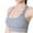 Gray, variant on Kovlvoll Womens Sports Bras High Support Seamless Without Steel Ring Full Coverage Gathered Racerback Workout Yoga Bra