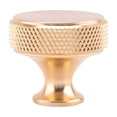 thumbnail image 6 of 10 Pack Champagne Bronze Knurled Cabinet Knobs Round Kitchen Cabinet Pulls for Drawer Dresser, Cupboard and Wardrobe, 6 of 8