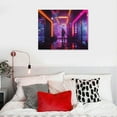 thumbnail image 4 of Nawypu Vaporwave Poster Synthwave Wall Art Futuristic 80s Retro Game Room Decor Poster Decorative Painting Canvas Wall Art Living Room Posters Bedroom Painting, 4 of 4