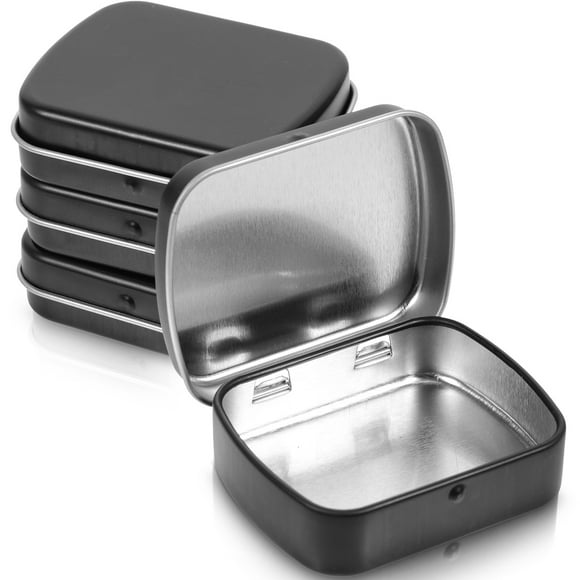 Cajas de muestras de 10 piezas de muestra Contenedor de hierro Candy Organizador de crema portátil Pequeña caja de hojalata