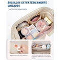 thumbnail image 2 of Cosmetiquera para Maquillaje,Cosmetiquera de Viaje,Bolsa para Maquillaje,Bolso Maquillaje de Viajar,Bolsa de Maquillaje,CosmetiqueraMaquillaje,Bolsas Cosmeticos,Bolsas Cosmetiqueras de Viaje(Rosa), 2 of 7