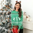 thumbnail image 3 of Yesfashion Ugly Christmas Sweater For Women Funny Xmas Sweatshirt, 3 of 5